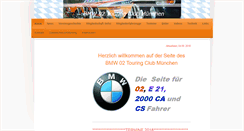 Desktop Screenshot of bmw02-touringclub.de