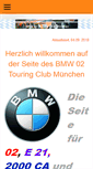 Mobile Screenshot of bmw02-touringclub.de